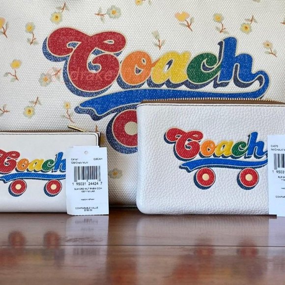 Coach Pride Bundle-Tote, Wallet, Wristle - Picture 4 of 7